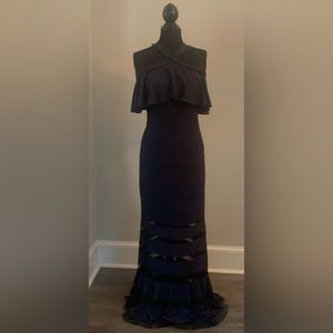 Tadashi Shoji Evening Gown, Navy